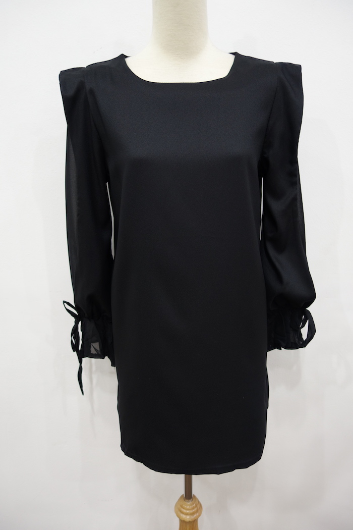 WD6962 Korea Fashion Dress Black