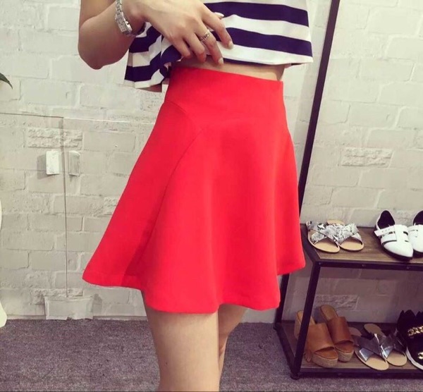 WT3684 Top and Skirt As Picture (1 Set)