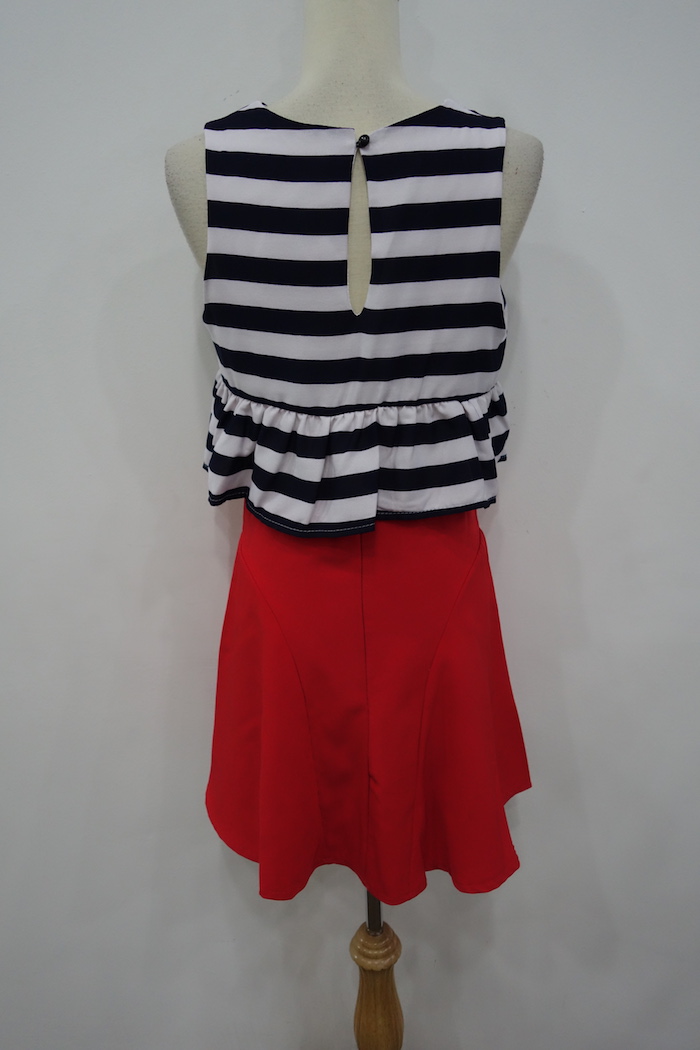 WT3684 Top and Skirt As Picture (1 Set)