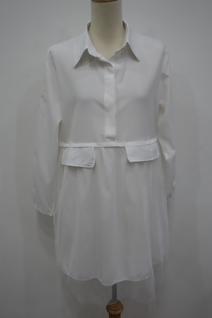 WD7015 Korea Lovely Dress White