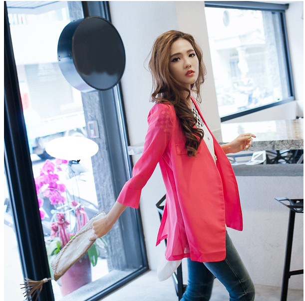 WJ7020 Stylish Cardigan Pink