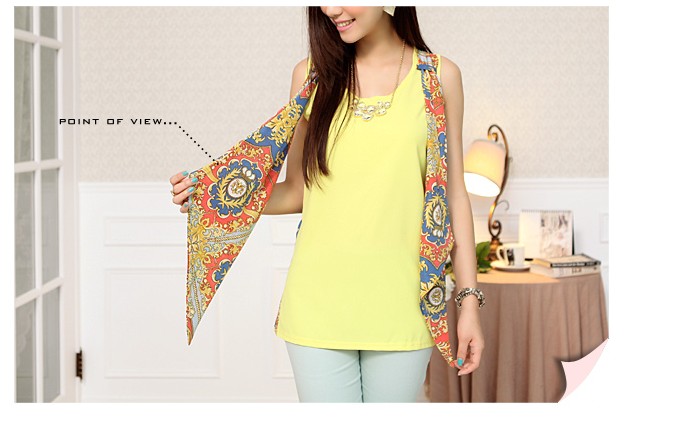 WT7021 One Piece Top Yellow