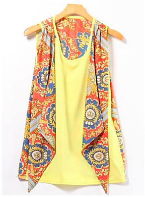 WT7021 One Piece Top Yellow