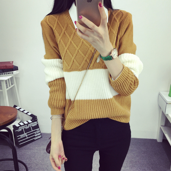 WT3718 Fashion Knit Top Khaki