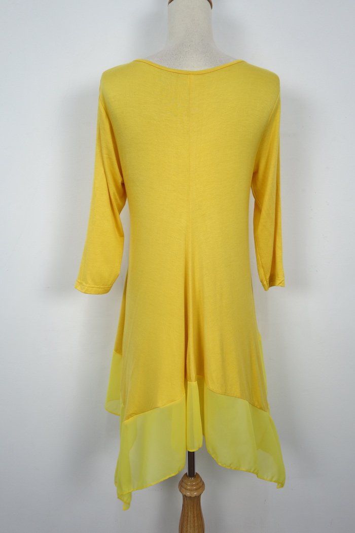 WT7072 Fashion Top Yellow