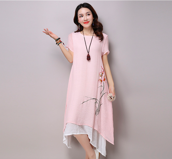 WD7074 Charming Dress Pink