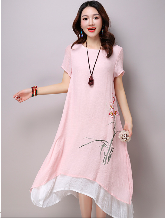 WD7074 Charming Dress Pink