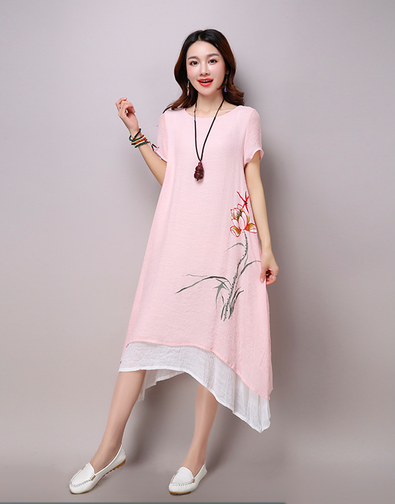 WD7074 Charming Dress Pink