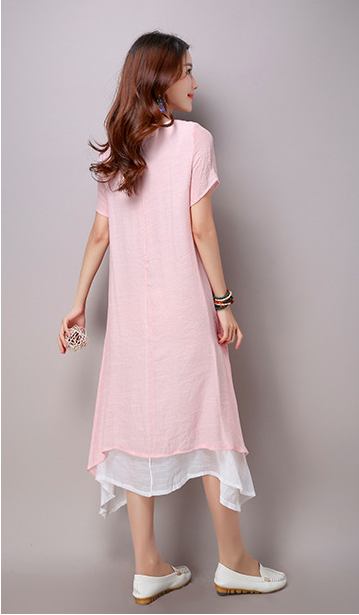 WD7074 Charming Dress Pink