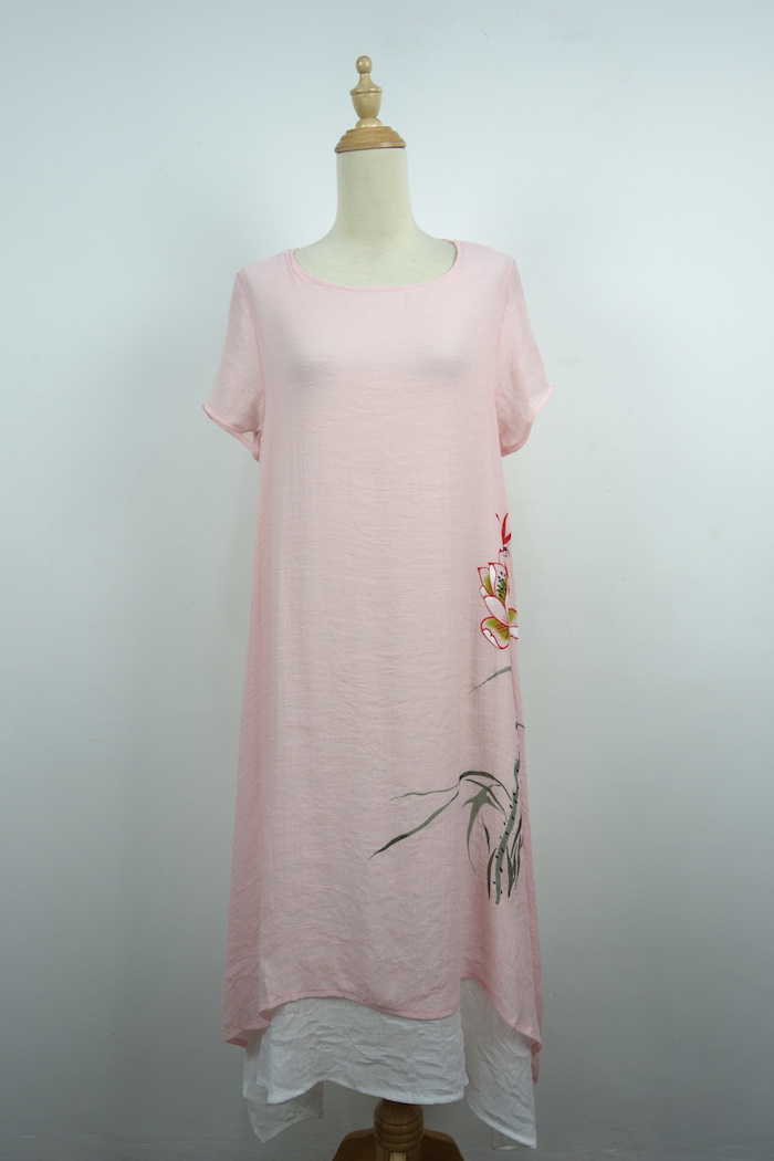 WD7074 Charming Dress Pink