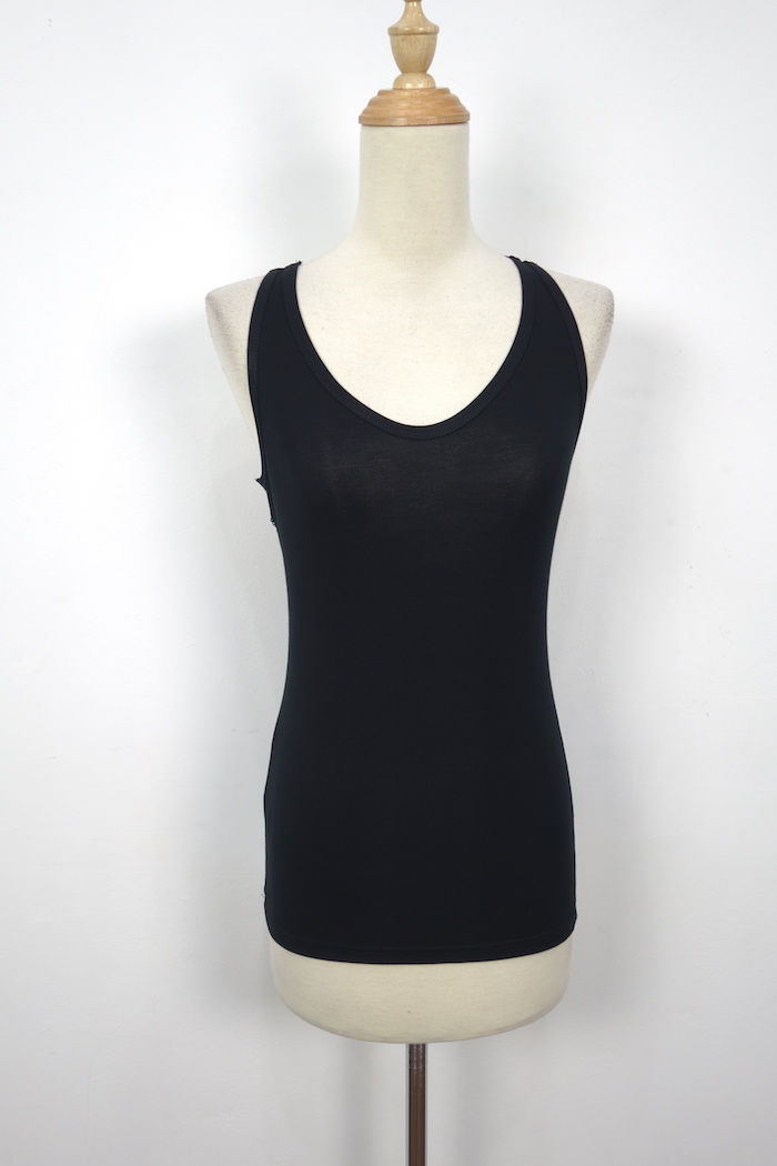 WT7077 Stylish Sexy Top Black