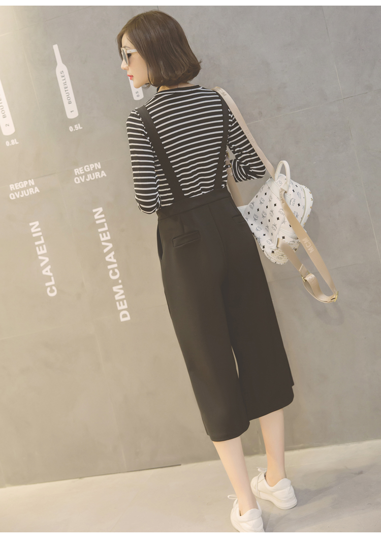 WP7100 Two Pieces Jumpsuit Black