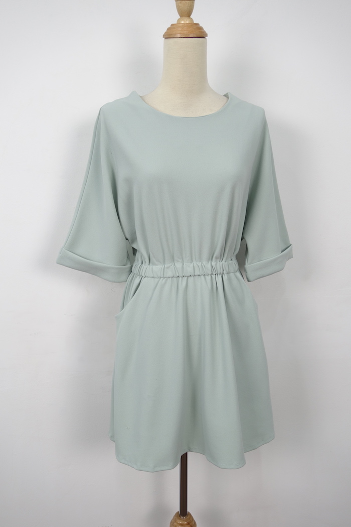 WD7104 Stylish Dress Green