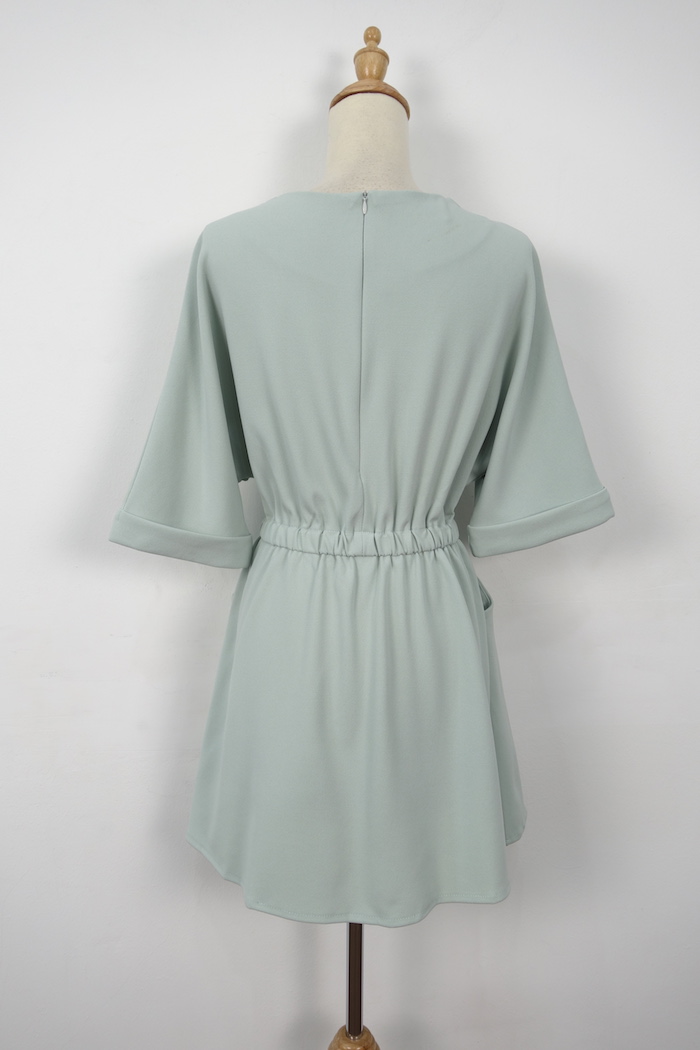 WD7104 Stylish Dress Green