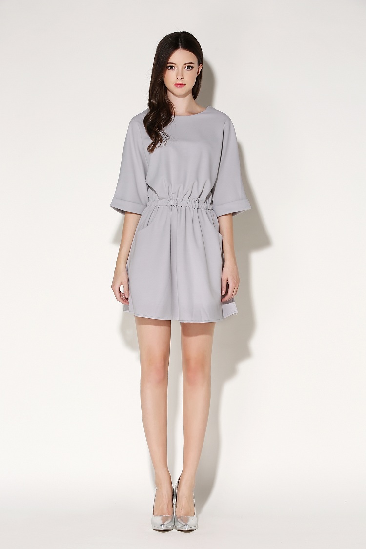 WD7104 Stylish Dress Grey