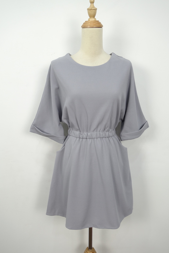 WD7104 Stylish Dress Grey