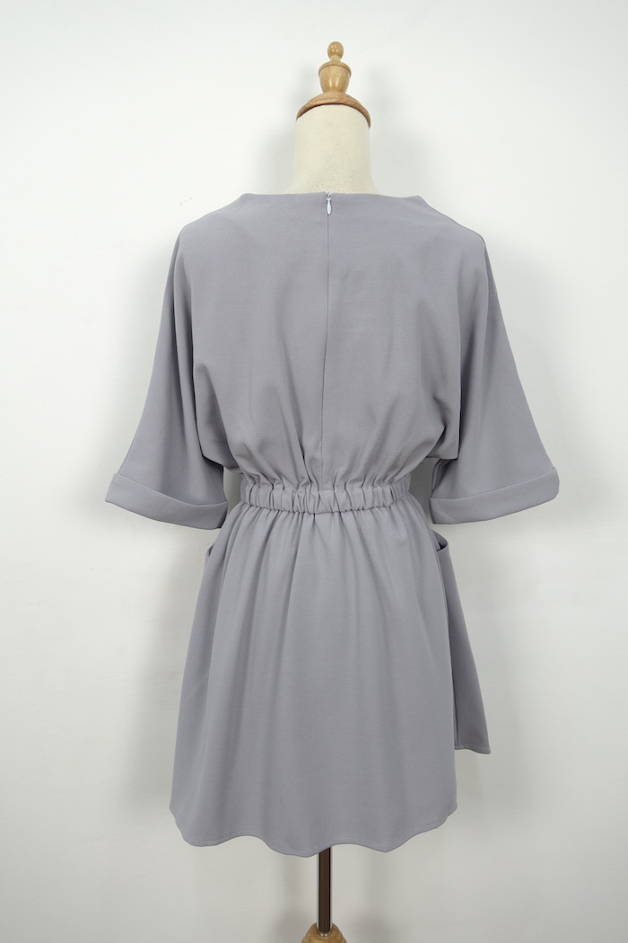 WD7104 Stylish Dress Grey