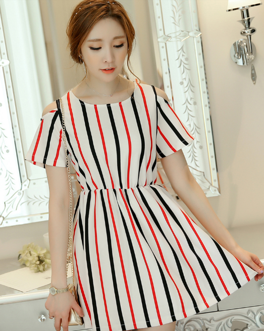 WD3728 Sweet Stylish Dress As Picture