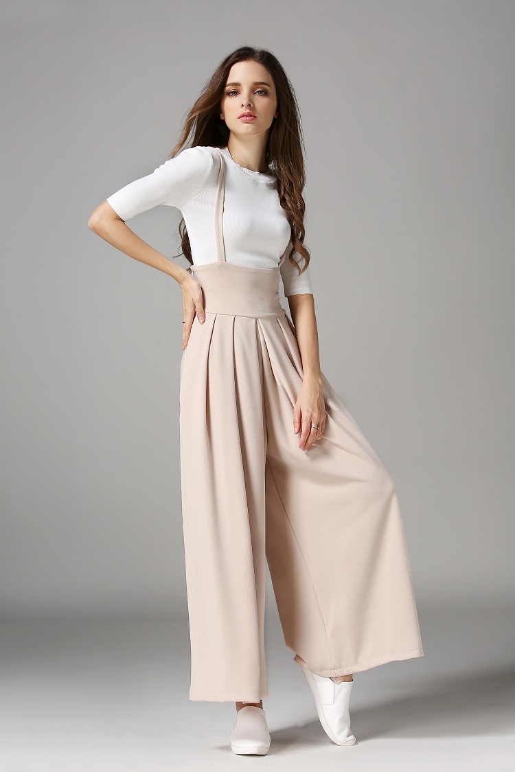 WP7110 Trendy Jumpsuit Apricot