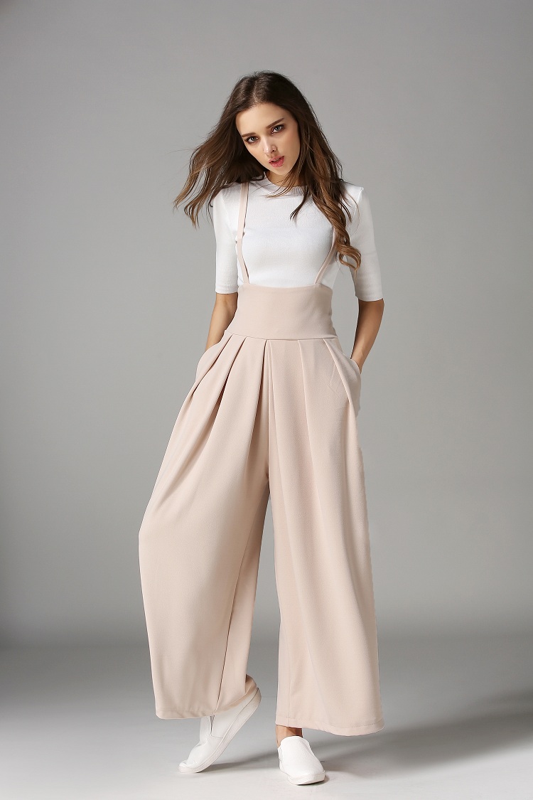 WP7110 Trendy Jumpsuit Apricot