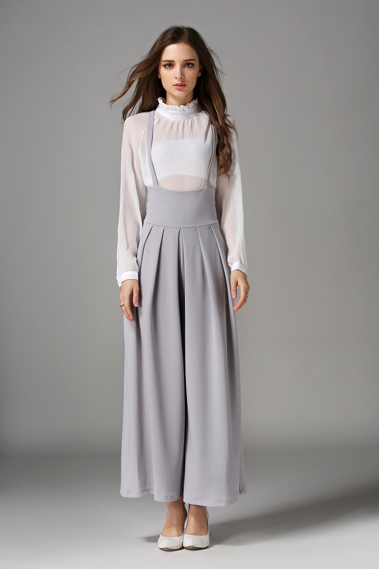 WP7110 Trendy Jumpsuit Grey