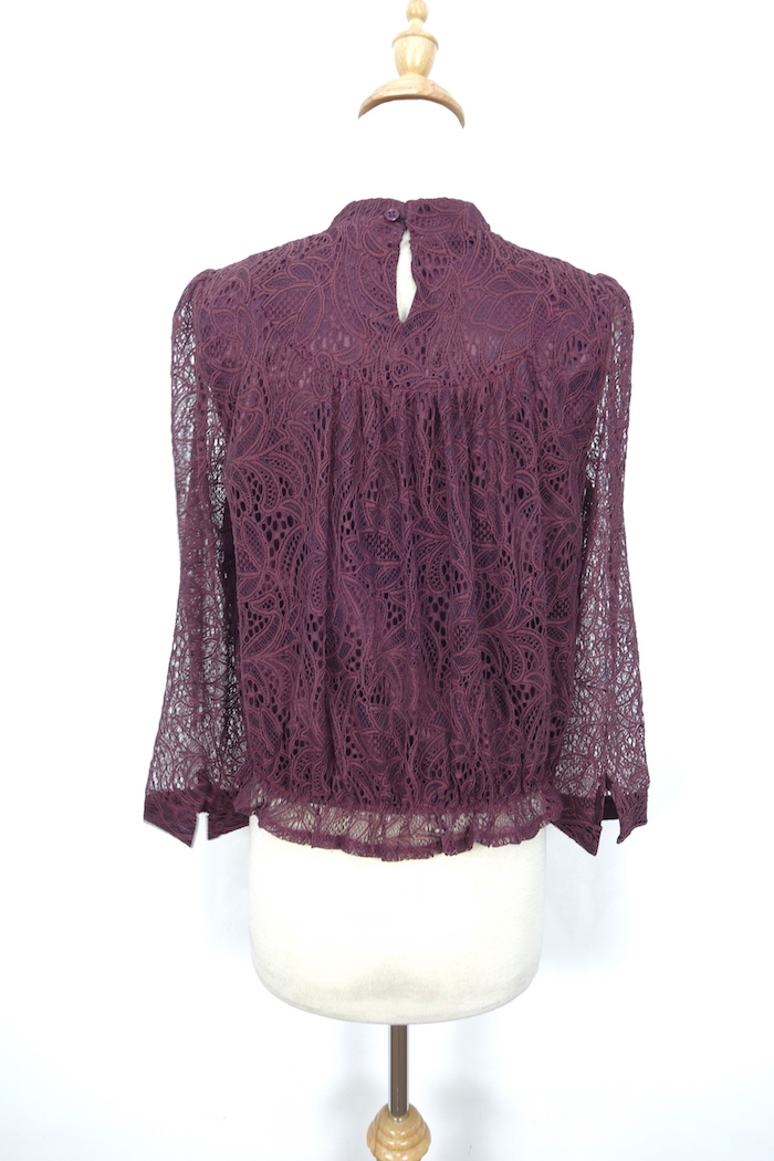 WT7115 Fashion Lace Top As Picture