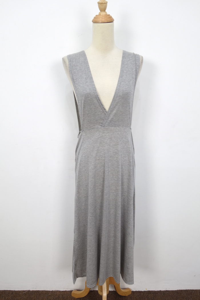 WD7118 Korea Fashion Dress Grey