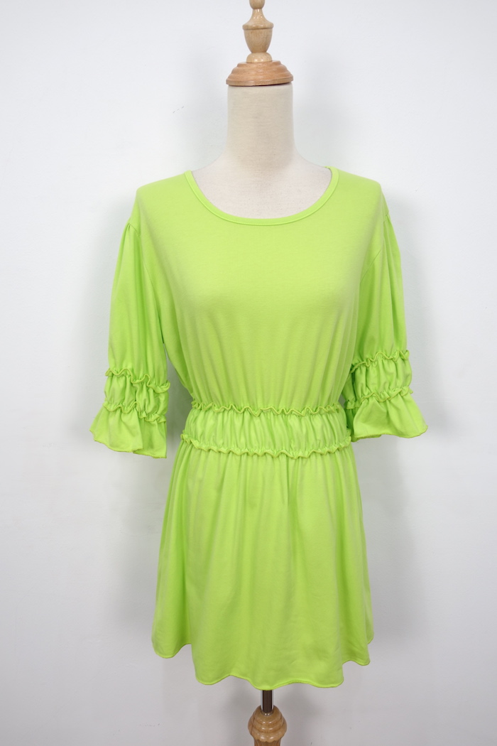 WT7120 Lovely Top Green