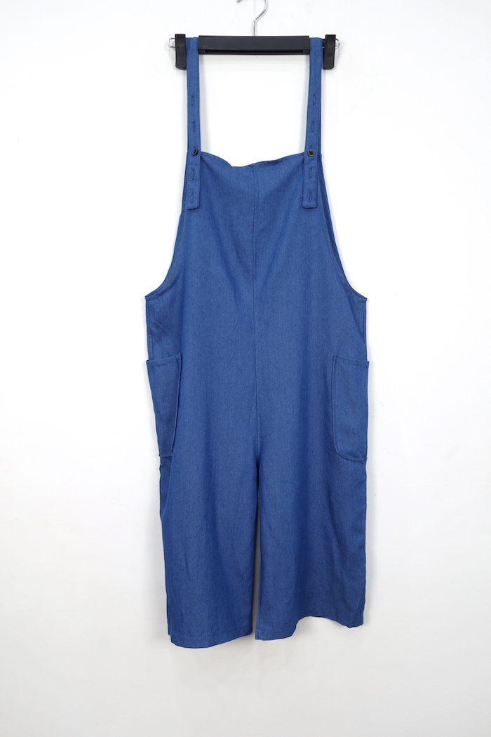 WP7122 Fashion Denim Jumpsuit Blue