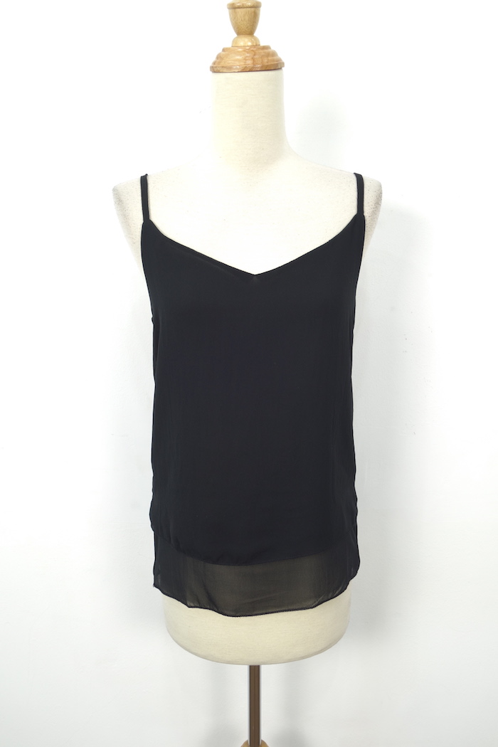 WT7134 Stylish Sexy Top Black