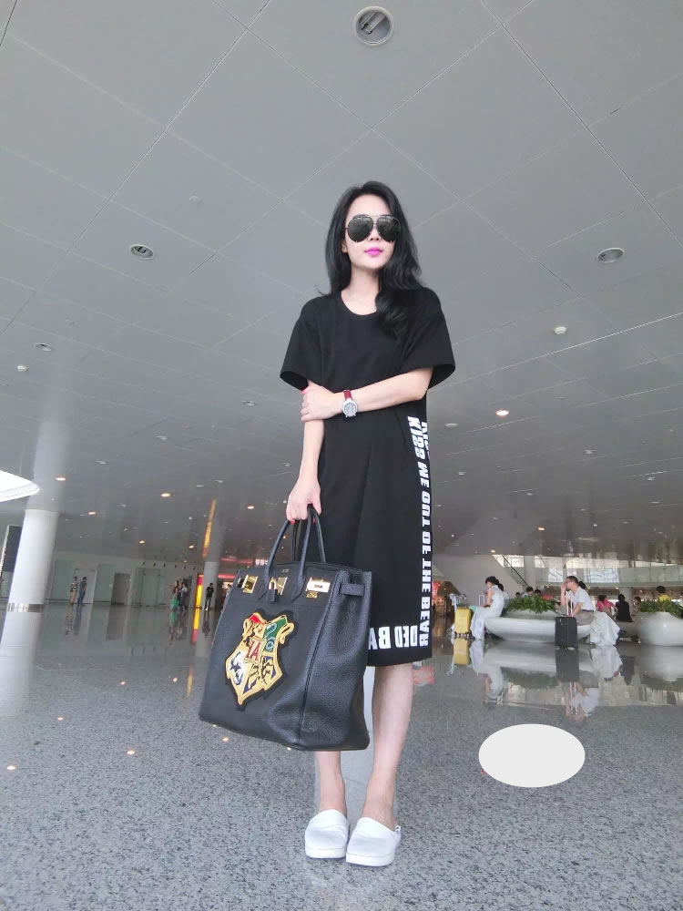 WD7135 Korea Fashion Dress Black