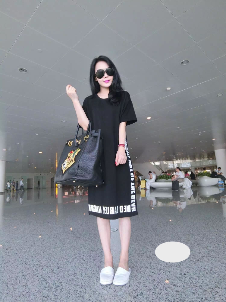 WD7135 Korea Fashion Dress Black