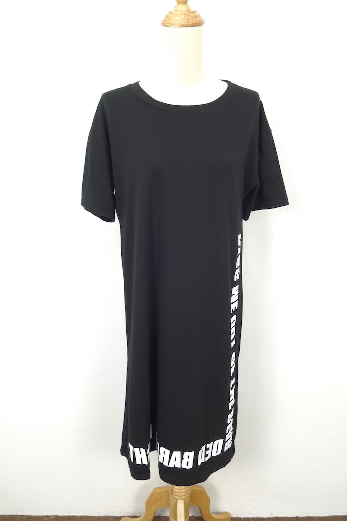 WD7135 Korea Fashion Dress Black