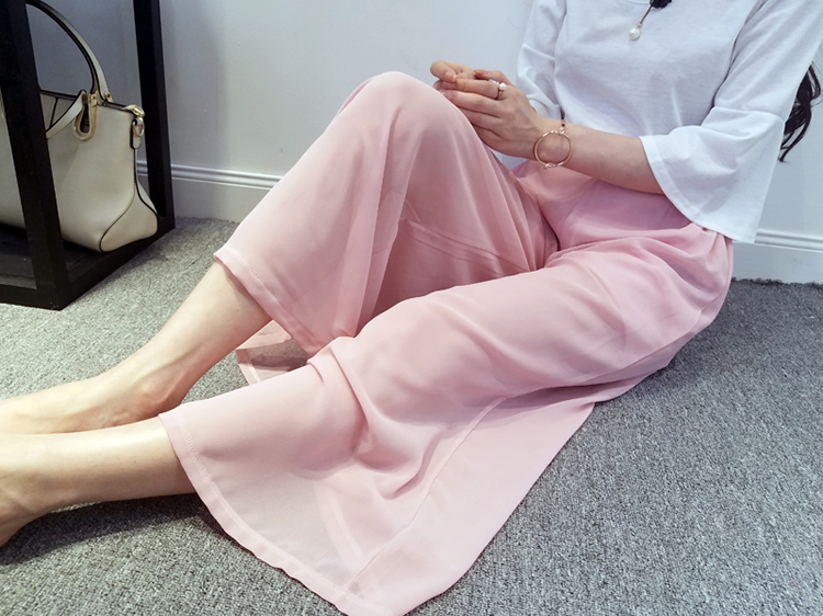 WP7144 Fashion Chiffon Pant Pink