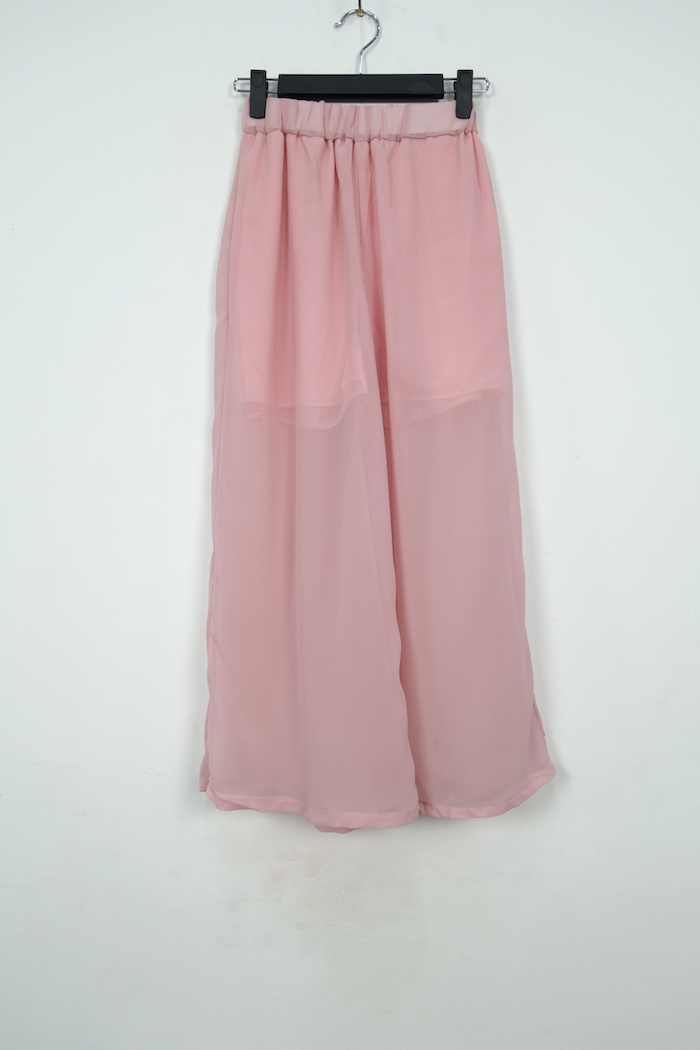 WP7144 Fashion Chiffon Pant Pink