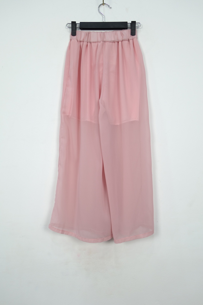 WP7144 Fashion Chiffon Pant Pink