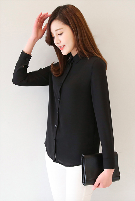 WT3744 Fashion Top Black