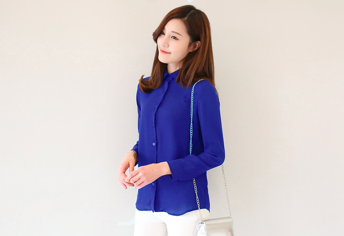 WT3744 Fashion Top Blue