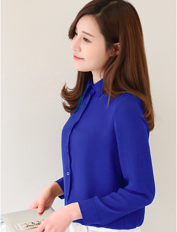 WT3744 Fashion Top Blue