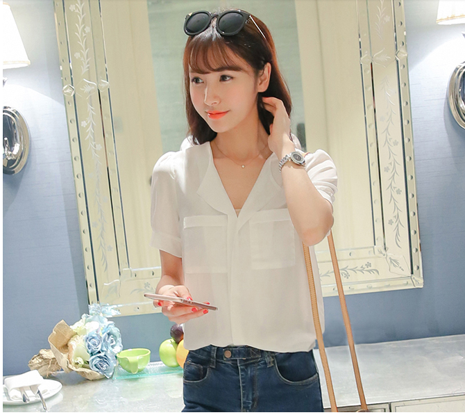 WT3746 Fashion Top White