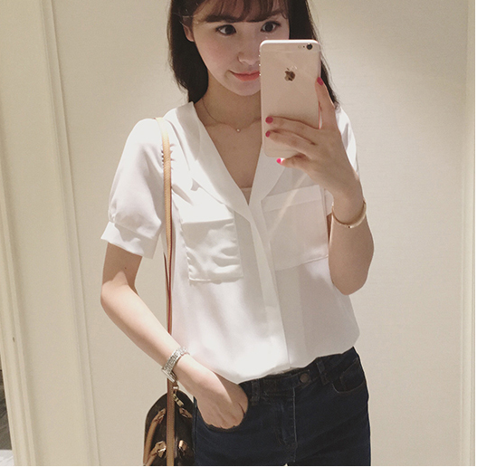 WT3746 Fashion Top White