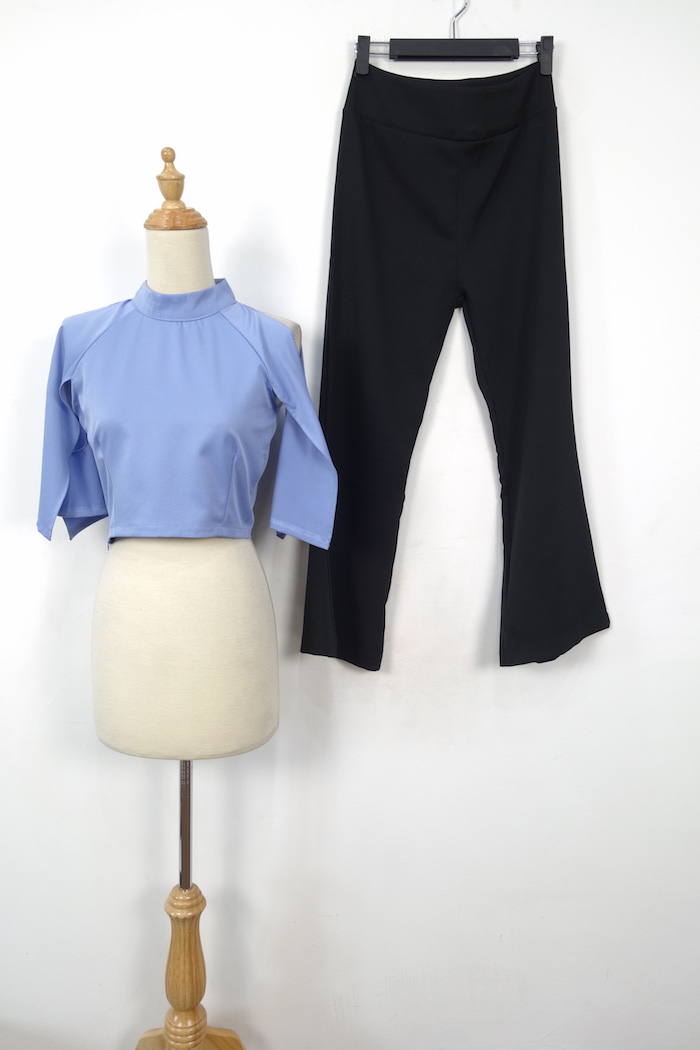 WT7151 Stylish Top and Pant As Picture (1 Set)