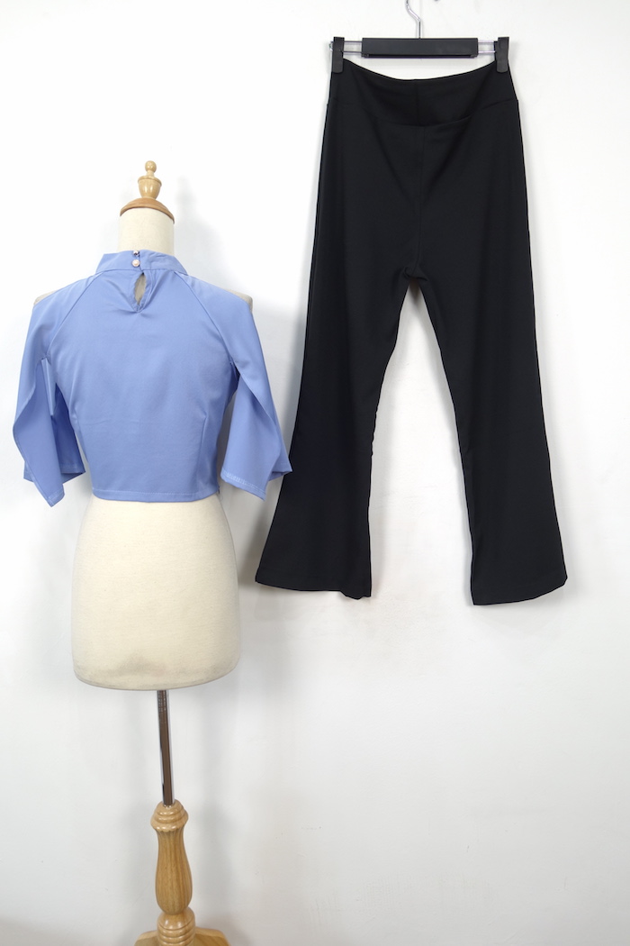 WT7151 Stylish Top and Pant As Picture (1 Set)