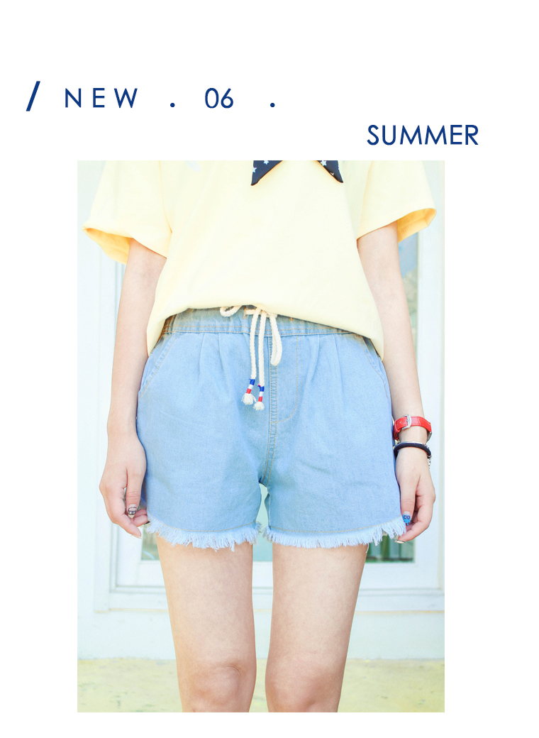 WP7164 Denim Short Pant Light Blue