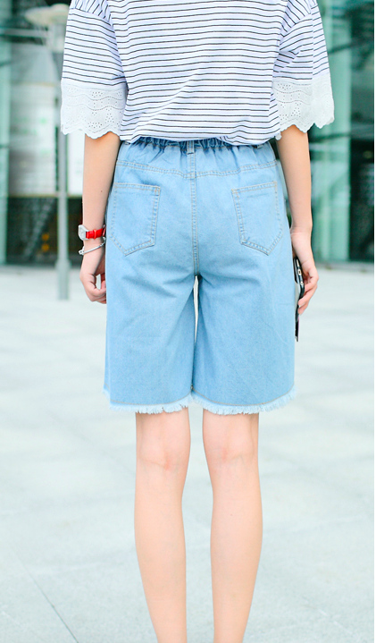 WP7167 Stylish Denim Pant Light Blue