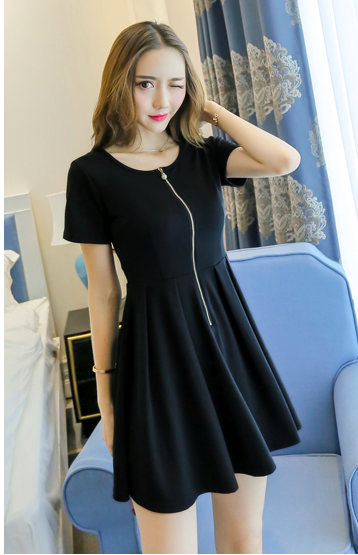 WD7168 Pretty Dress Black