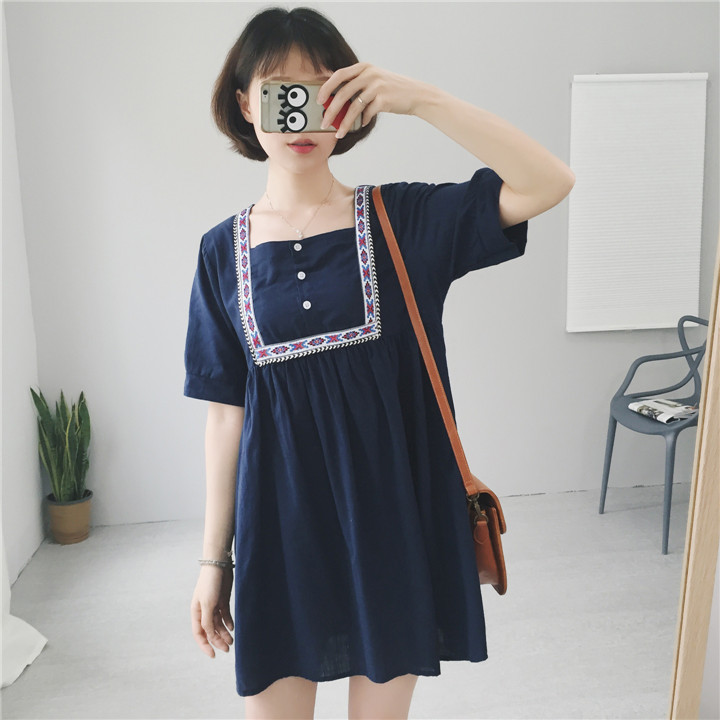 WD7186 Sweet Dress Blue