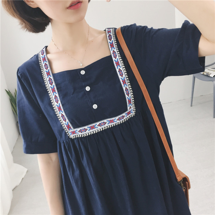 WD7186 Sweet Dress Blue