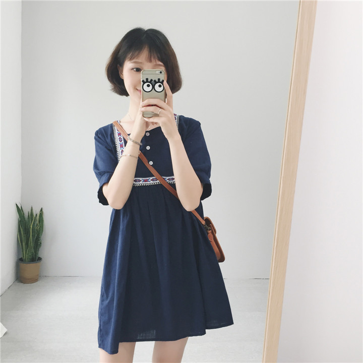 WD7186 Sweet Dress Blue