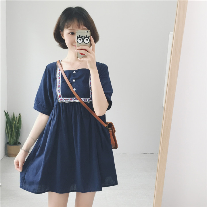 WD7186 Sweet Dress Blue